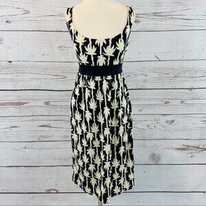 Diane von Furstenberg silk dress cream black